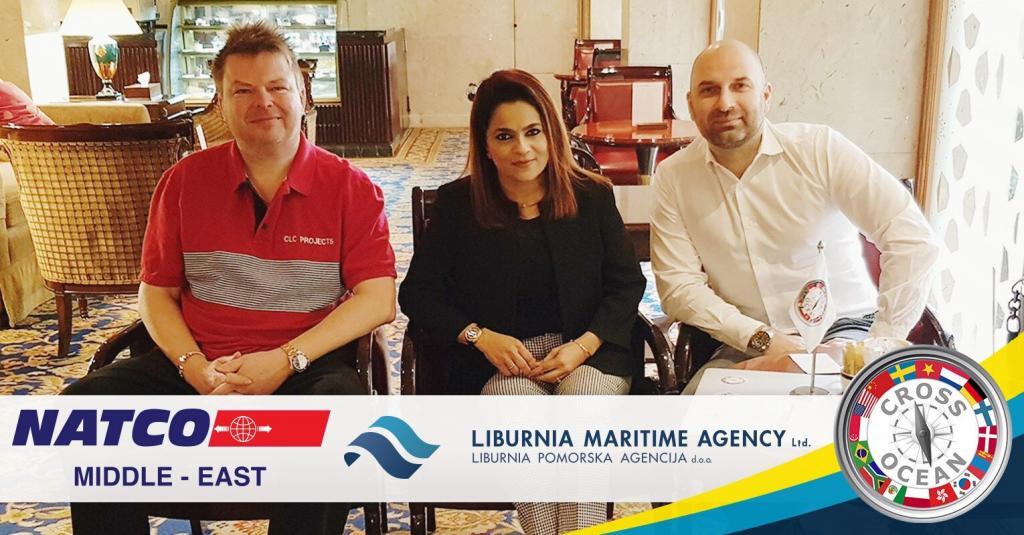Cross Ocean met with Liburnia Maritime Agency Ltd. and NATCO Middle East Shipping & Logistic LLC in Dubai