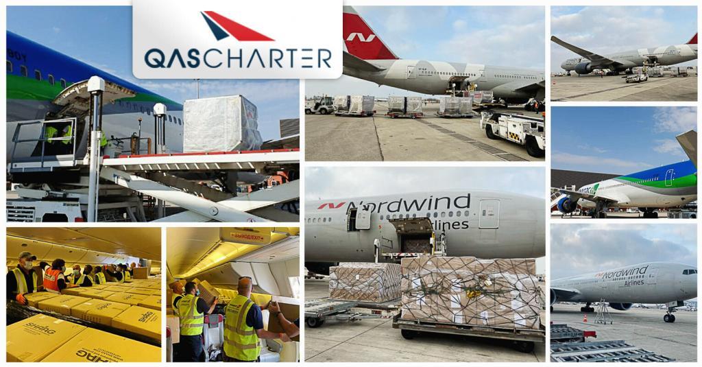 QAS Air Charter is Operating PAX Aircraft to Deliver Medical Equipment to Europe and the Middle ...
