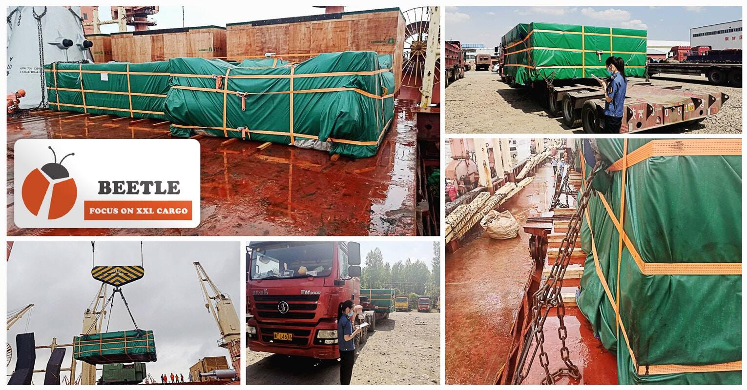 Shanghai Beetle Handled a Multi-modal Breakbulk and OOG Shipment from Henan to Shanghai for Destination Mumbai