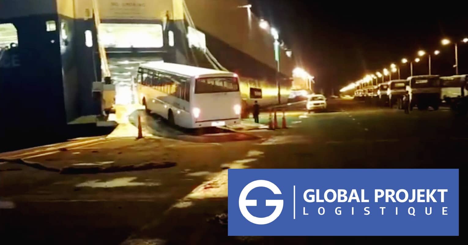 Global Projekt Logistique Moved Passenger Buses ex India to Dar es Salaam