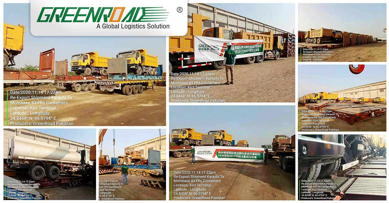 Greenroad Transported Used Vehicles and Machines from Karachi, Pakistan to Mombasa, Kenya