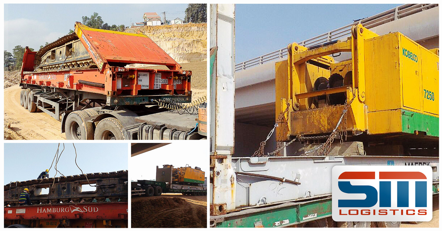 SM Project Vietnam Handling a Temporary Export and Re-import Shipment of a Kobelco 250 ton Crane