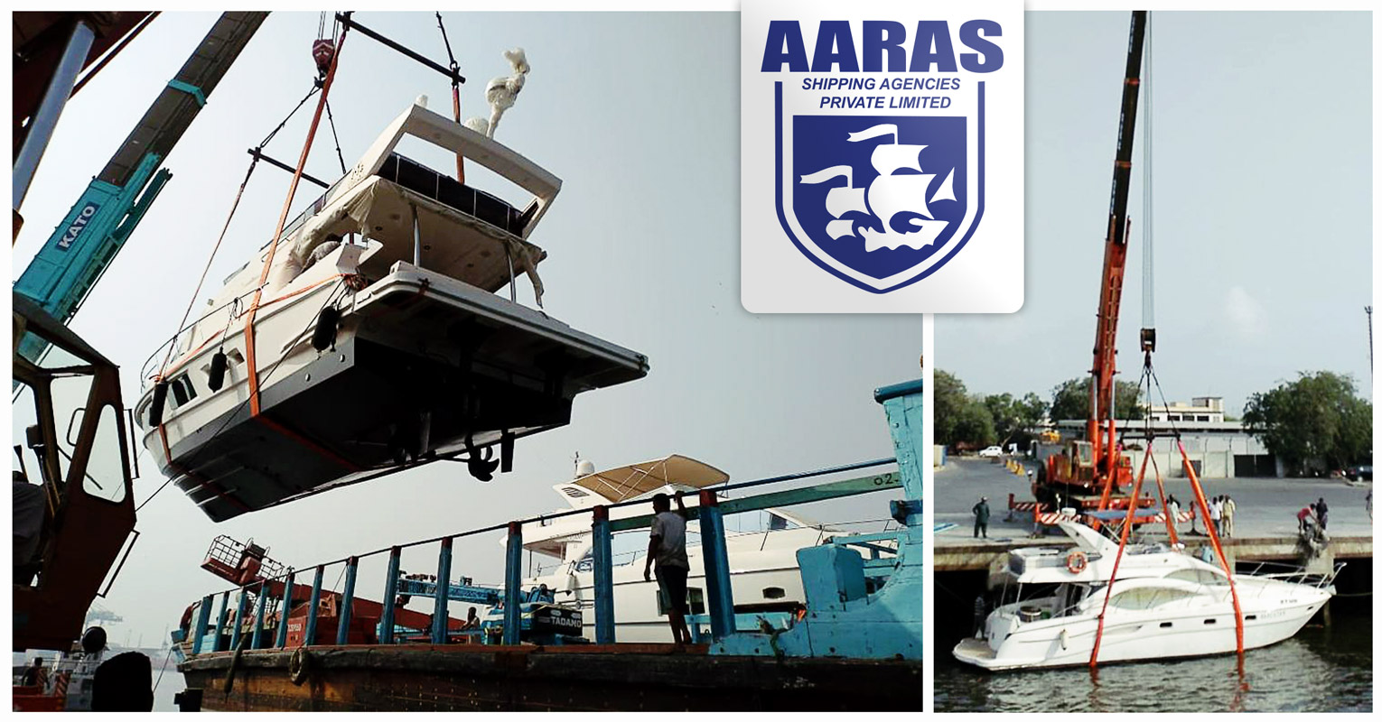 AARAS Transported Two Boats from Sharjah to Karachi Port