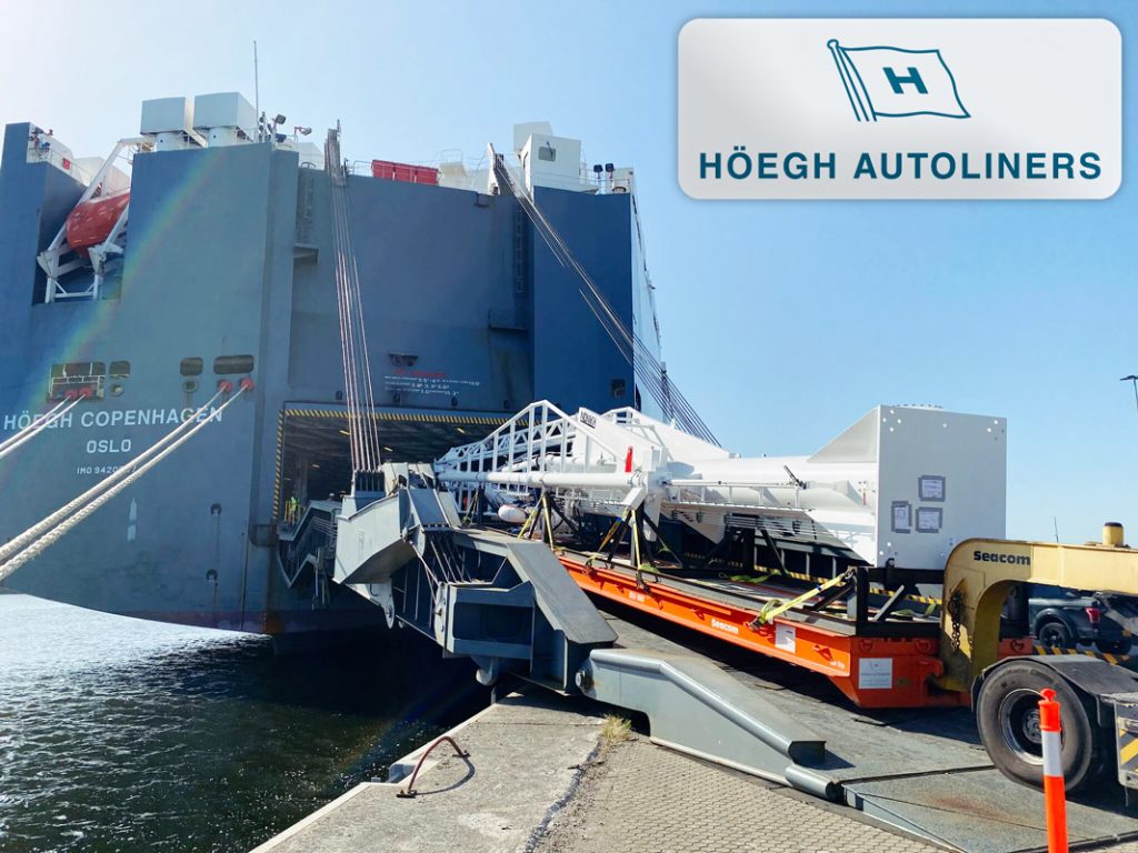 Höegh Autoliners Carried a 31m Long Breakbulk Unit from Amsterdam to Jebel Ali Cross Ocean