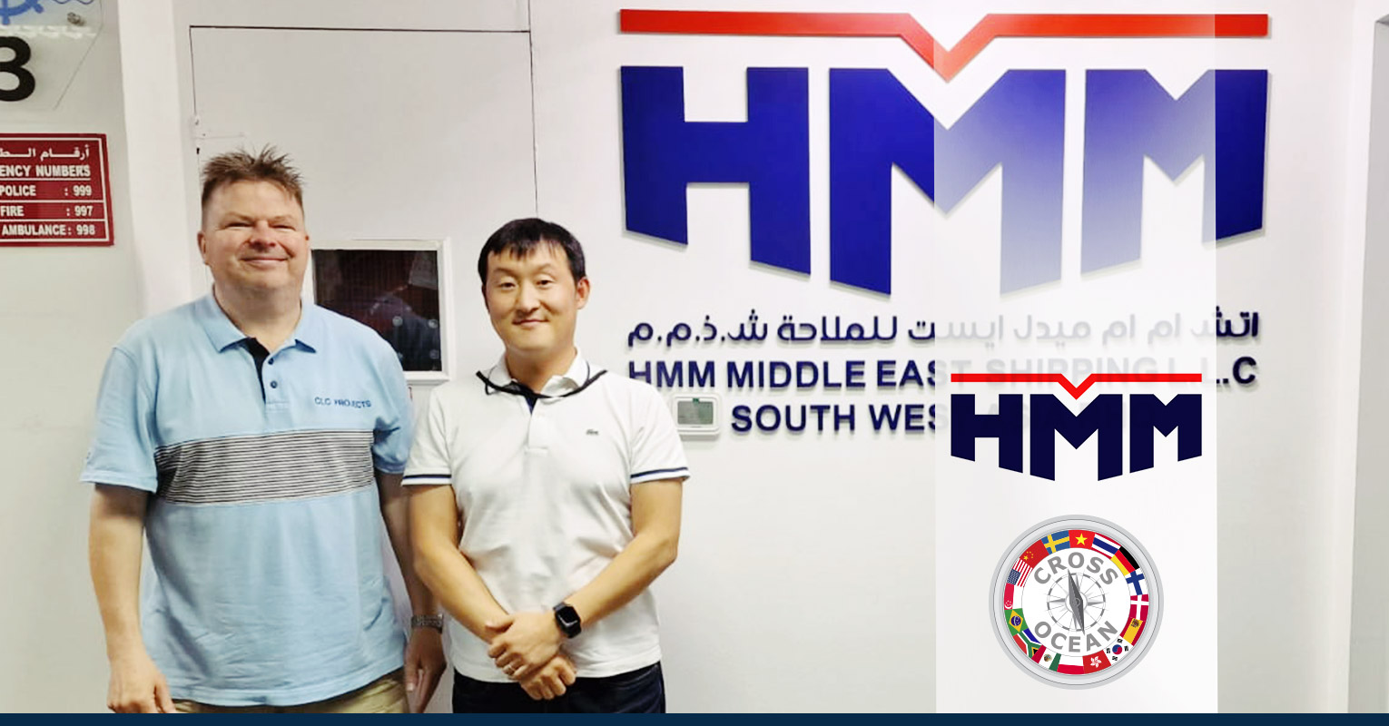 Cross Ocean meeting with Mr. Sangmin Lee of HMM with Breakbulk Service between Far East & Middle East
