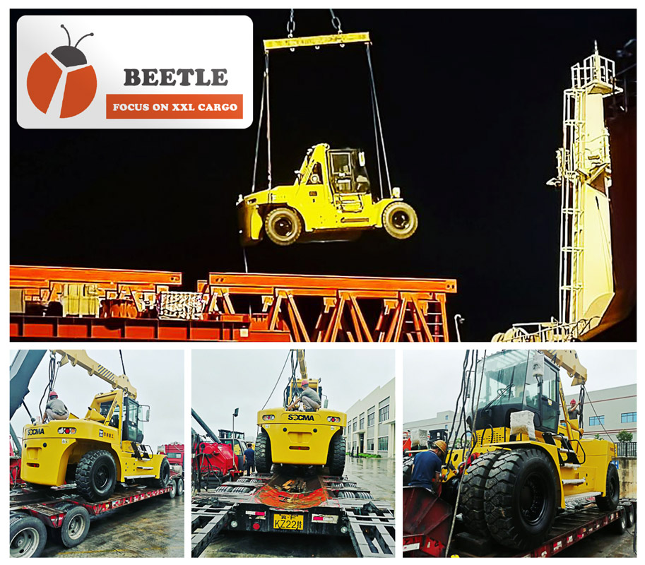 Shanghai Beetle Delivered a Forklift from Rizhao port, China to Dameetta port, Egypt