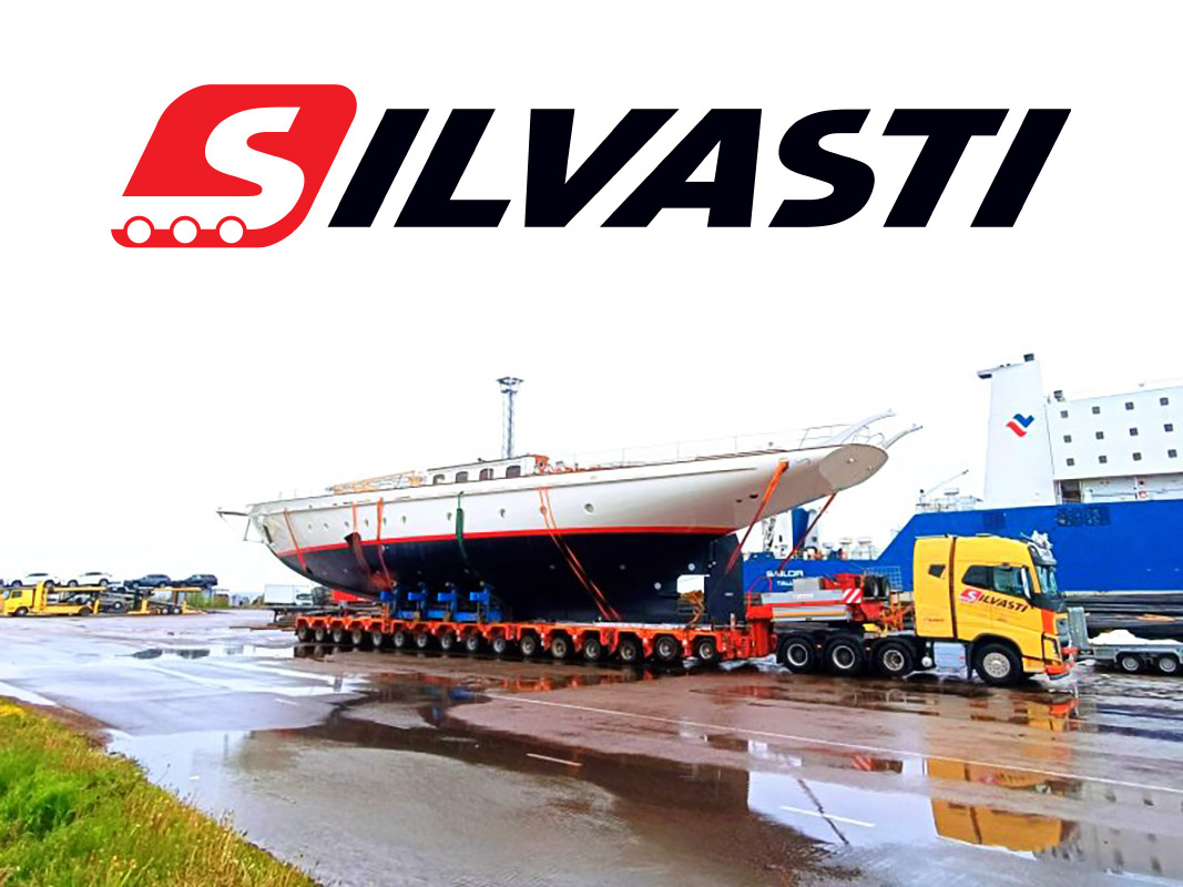 Silvasti Transported a 109t Boat in Estonia