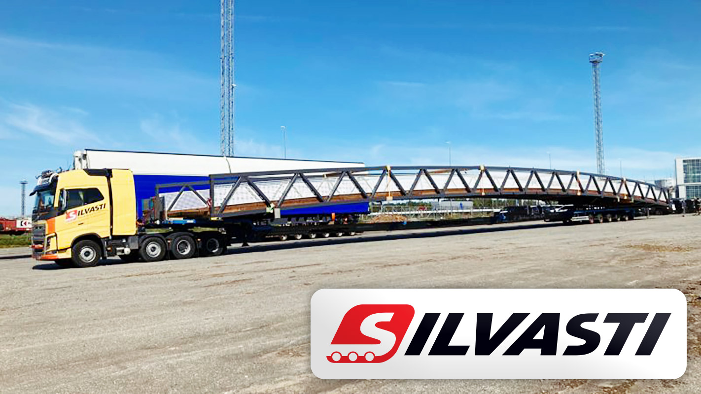 Silvasti Transported a 50+m Long & Almost 6m Wide Bridge