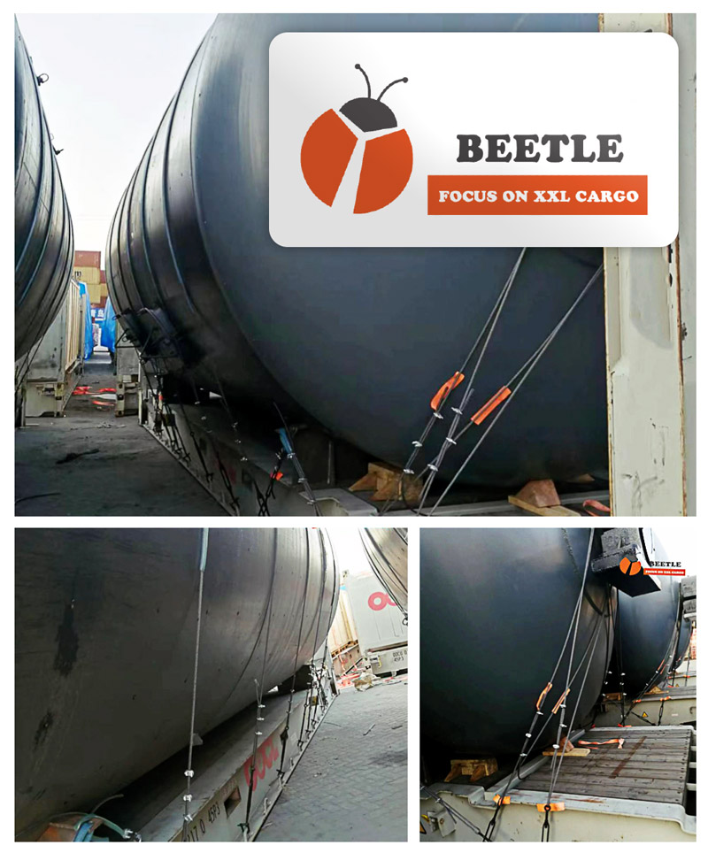 Shanghai Beetle Shipped 4 x Ball Mills via 4 x OOG FR from Qingdao to Mundra