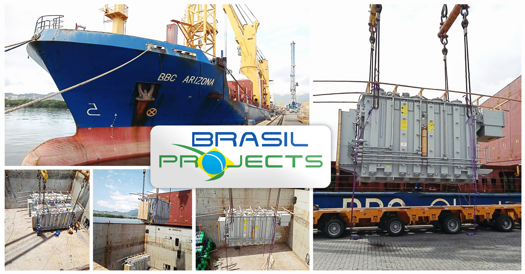 Brasil Projects Executed a Shipment of 2 x 85.3mt Transformers from Terminal Multirio, Rio de Janeiro to Houston, United States