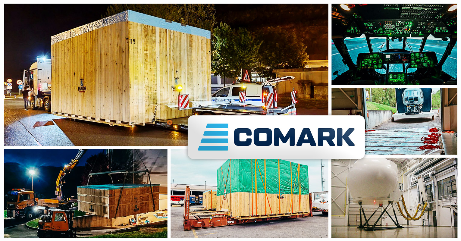 Comark Performed the Dismantling, Packing & Arranged Transport for a Flight Simulator from Croatia to the Far East