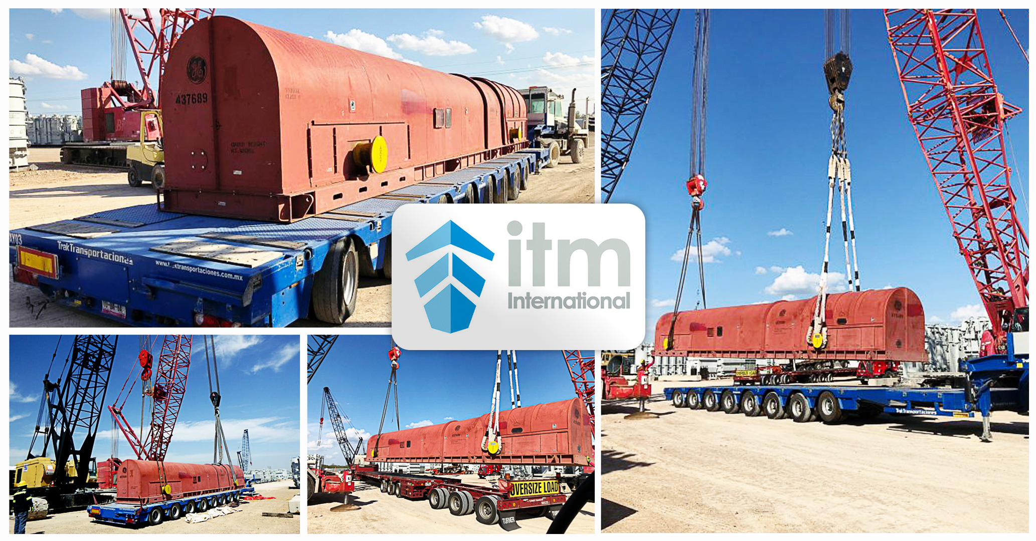 ITM Projects Recently Shipped a 157,000lbs Rotor for a Gas Turbine from Gomez Palacio Durango, MX to Richmond, VA