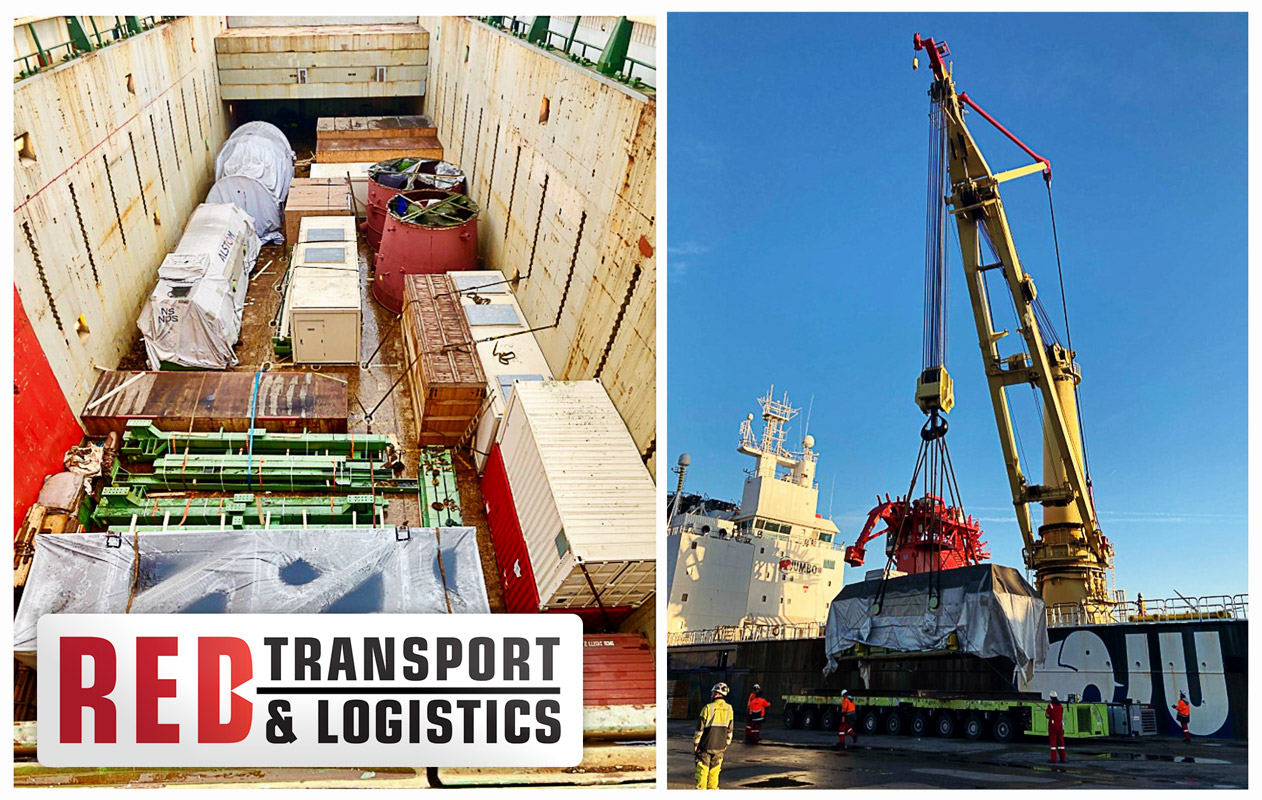 Red Transport Nigeria Handled and Transported 3,743cbm & 1,043mt of Project Cargo from Holland to Nigeria