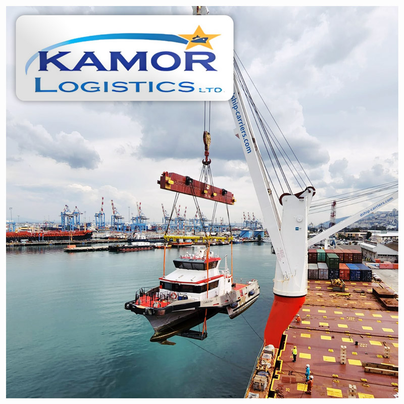 Kamor Logistics Handled a 75 mts Trimaran Destined for Taichung