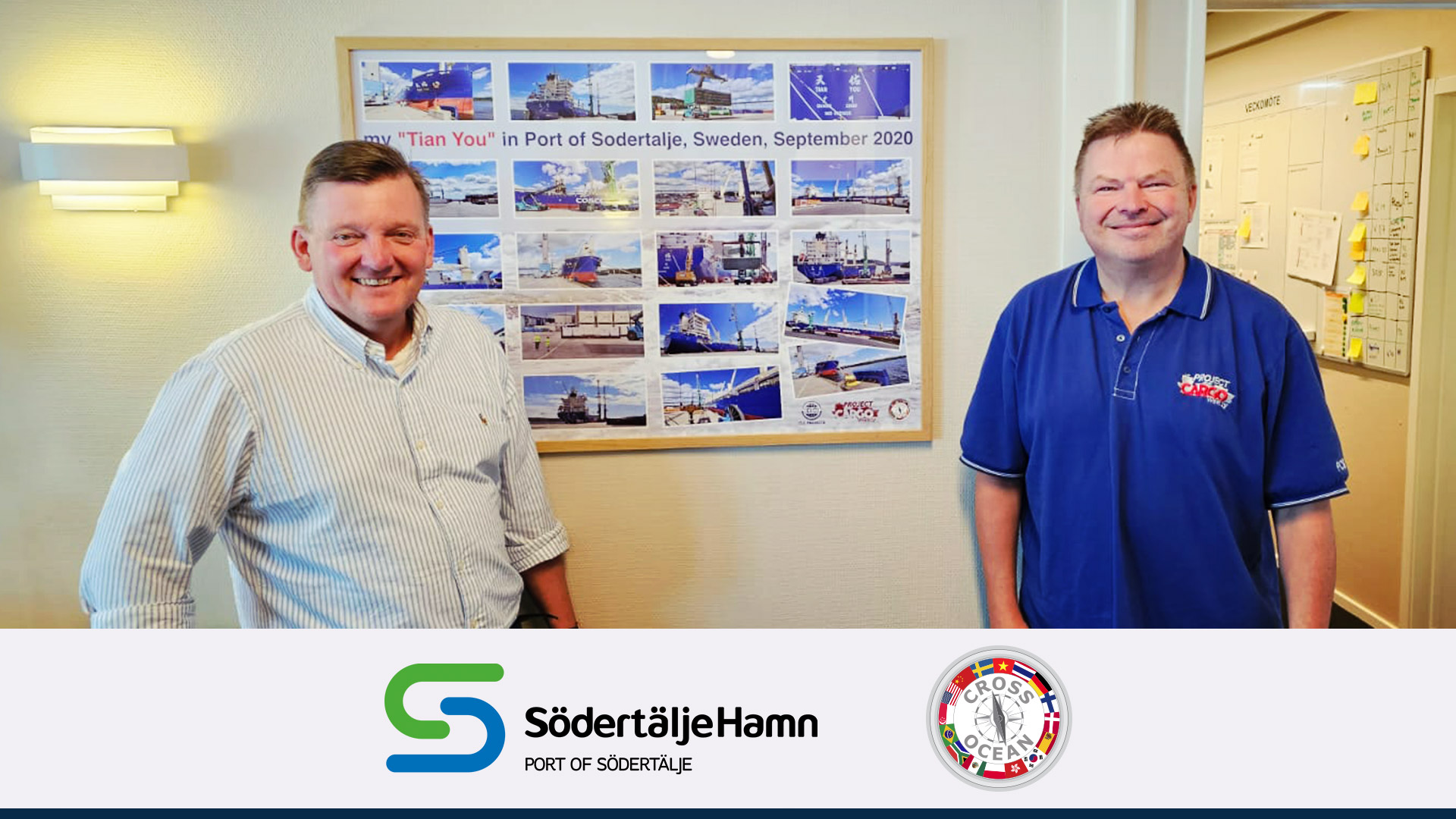 Cross Ocean's Chairman and Mr. Per Fredman, VP at Port of Södertälje met in Stockholm, Sweden