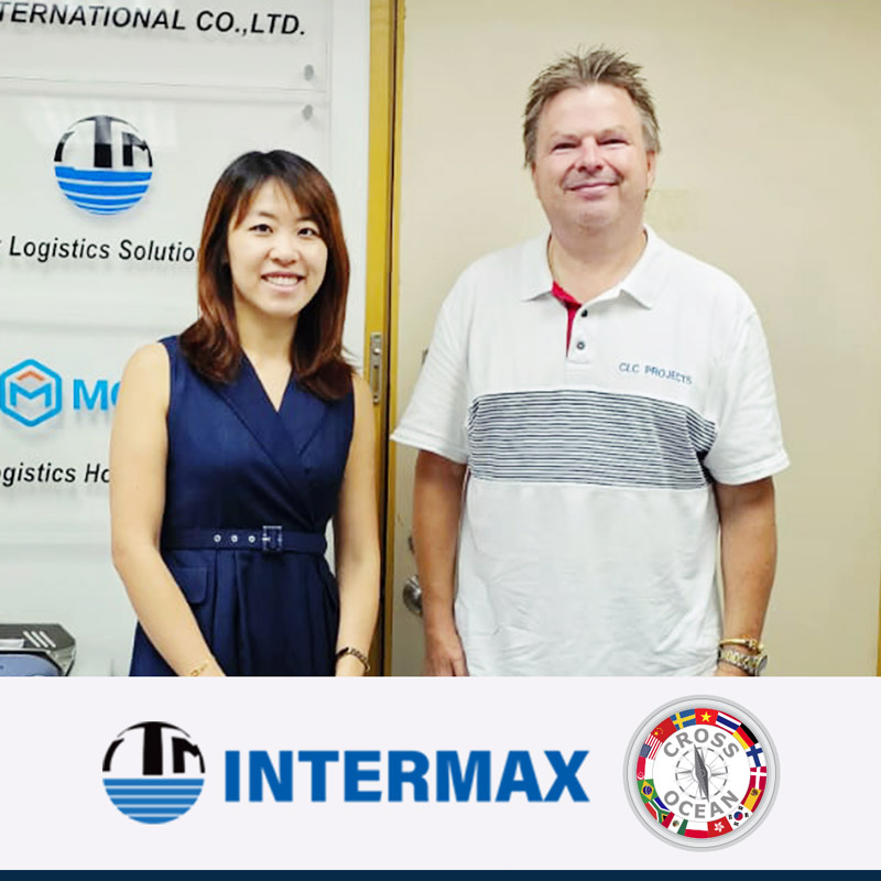 Cross Ocean's Chairman met with Ms. Ashley Kwan of InterMax Logistics Solution Ltd in Hong Kong