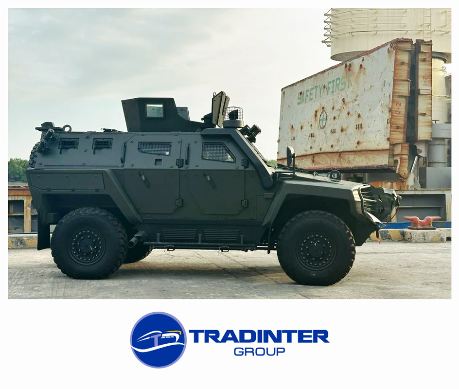 Tradinter as Shipping Agency in Ecuador in Charge of Receiving 20 Armored Vehicles Coming from Turkey