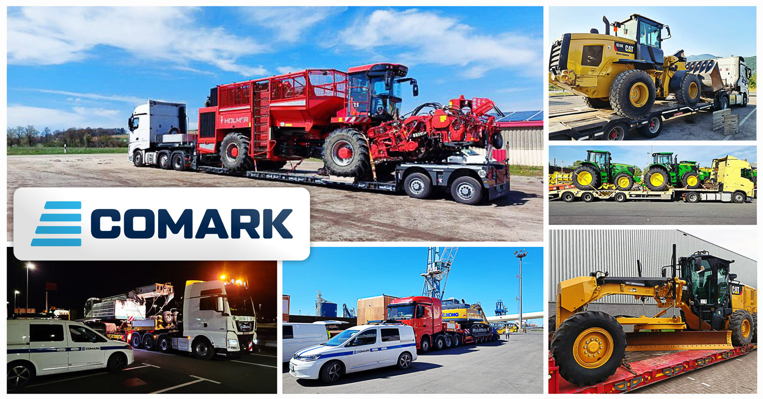 Comark - Project Logistics Shares Recent Heavy Machinery Movements Securely & Safely Loaded on Special Trucks