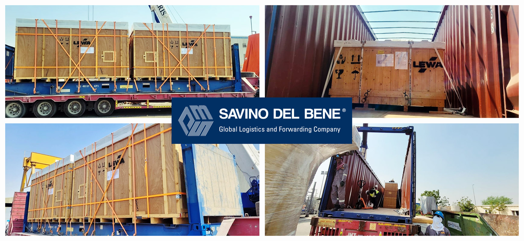 Savino Del Bene Handled an Exworks Shipment of 2x40’FR & 1x40’OT from UAE to KSA