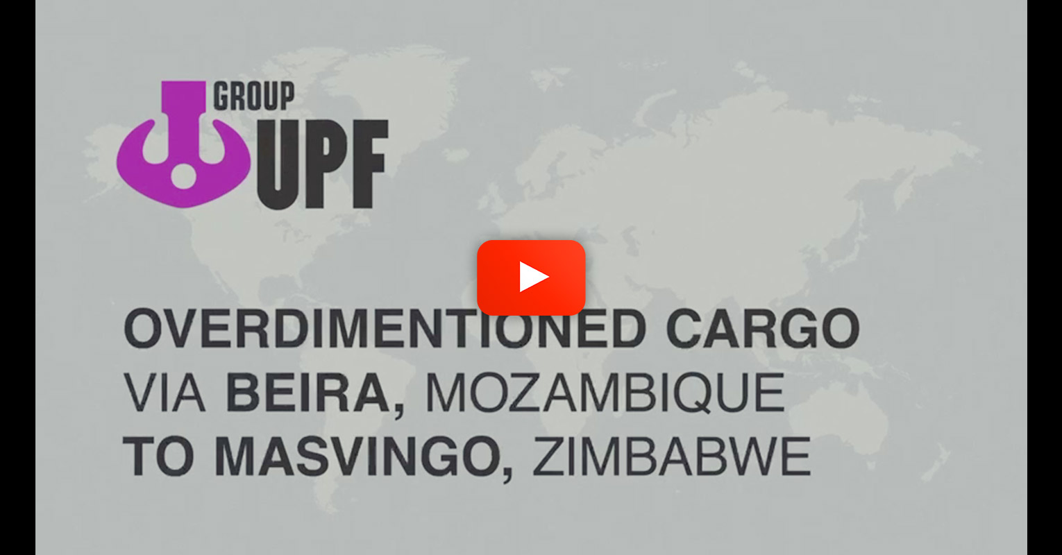 Video - UPF Transported OOG Cargo via Beira, Mozambique to Masvingo, Zimbabwe