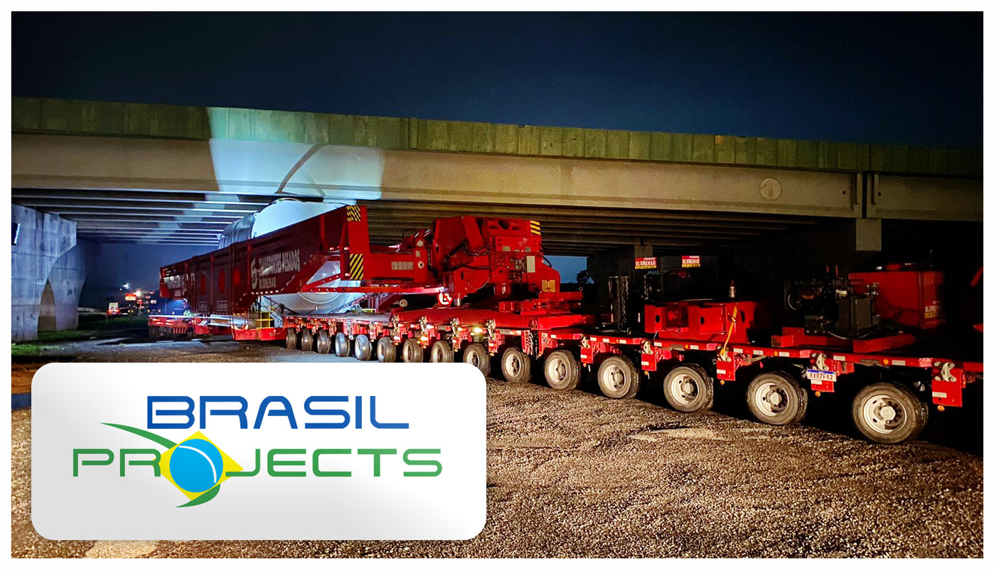 Brasil Projects Transported a 223mt Stator from Taubaté to Ibiraci in Brazil