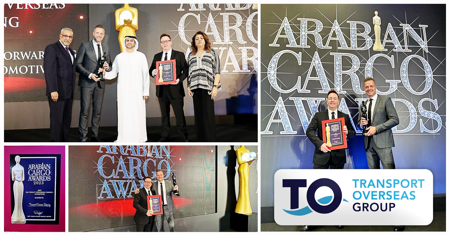 TO Group Wins Best Sea Freight Forwarding Company - Automotive at the Arabian Cargo Awards