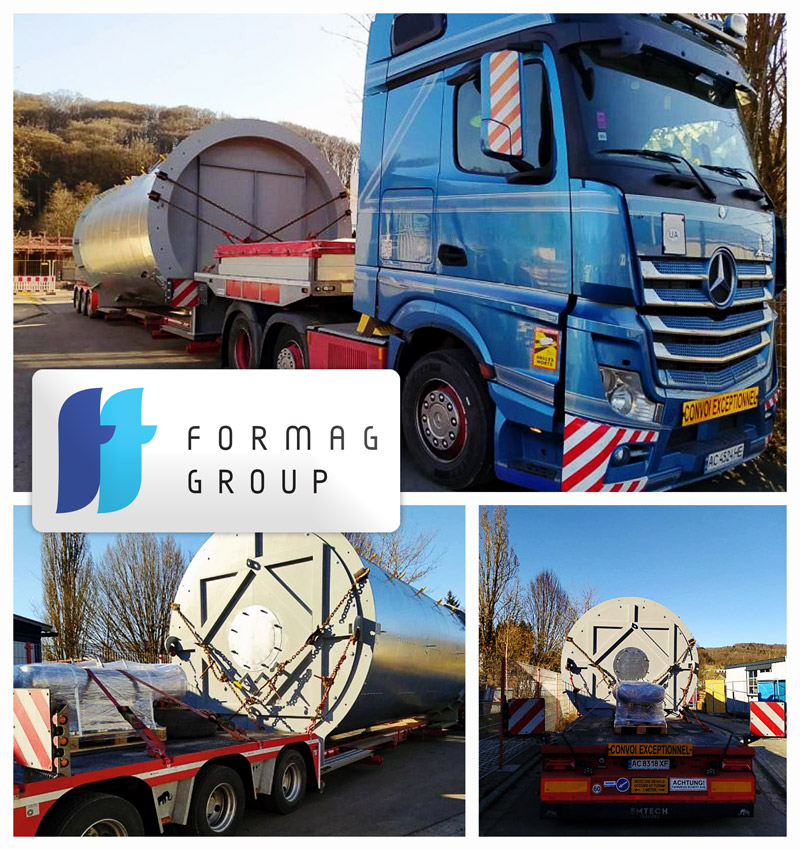 Formag Group Transported A Wash Oil Heater from Germany to Ukraine