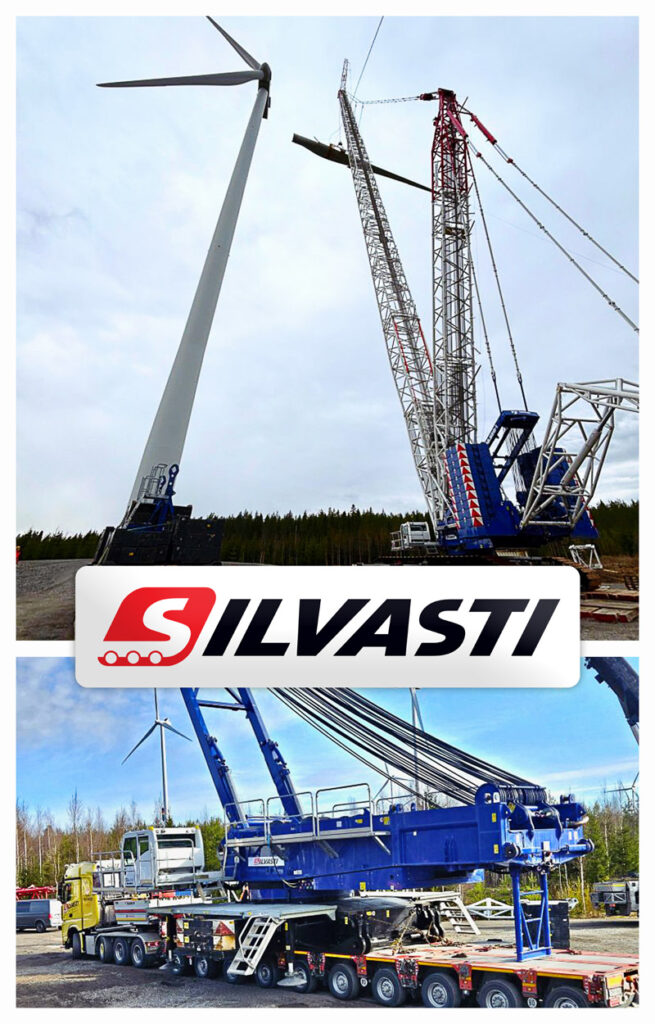 Silvasti Owned Demag CC 38.650- Crane, has been Working in Finland since Last Month on TCI-Service Project