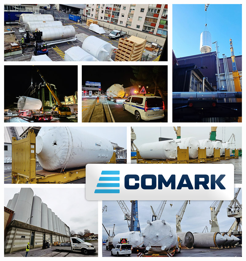 Comark Project Logistics Dismantled & Carefully Packed Brewery Units in Slovenia for Shipping to South Africa