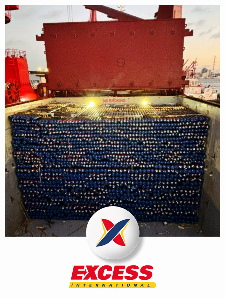 Excess International Forwarding Loading Pipes to the Middle East