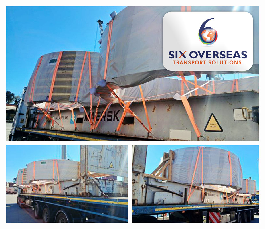 Six Overseas Transport Solutions Handles OOG via Flat Racks