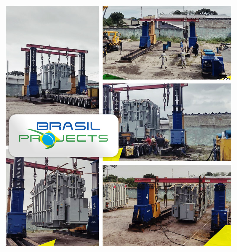 Brasil Projects Carried Out an Unloading & Storage Operation of Large Transformers with Agility, Safety and Maximum Efficiency