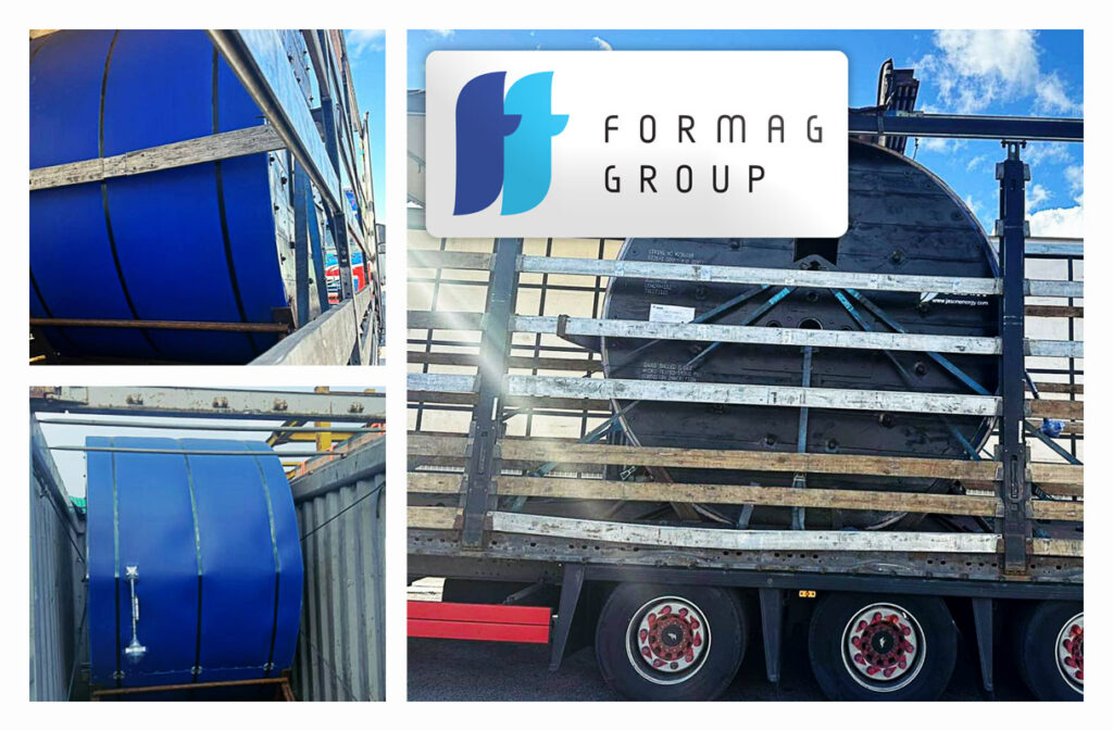 Formag Group Completed the Transport of Cargo from an Open-top Container to a Curtain-sided Trailer in the Port of Gdansk