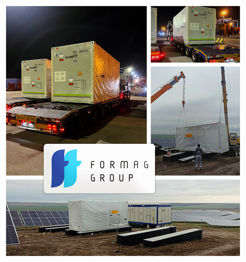 Formag Group Recently Handled Port Operations for a Battery Energy Storage Systems (BESS) from Asia