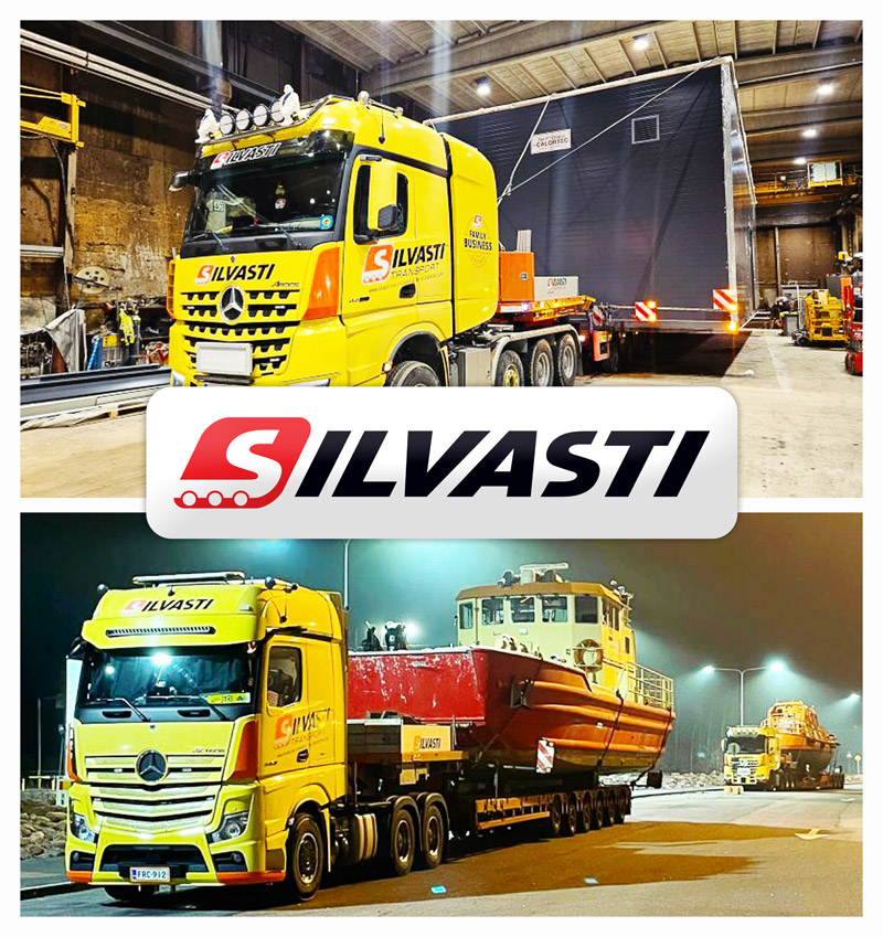 Silvast Moved a 7.5m Wide Heat Pump Module from Factory to Site