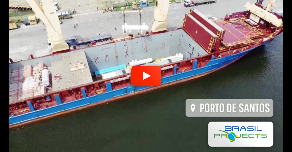 Brasil Projects Coordinated the Movement of Oversized Reactors from Italy to Santos, Brazil