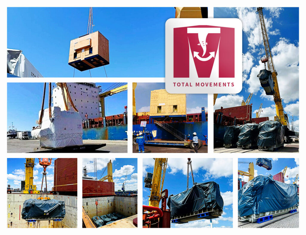 Total Movements Executed a Port-to-port Shipment of Engines & Alternators for a Power Plant Project in Indonesia