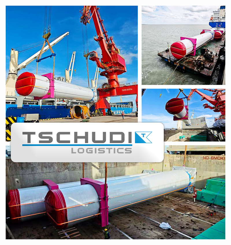 Tschudi Logistics Handled Pre-Carriage by Truck & Barge of over 4,000cbm in China Destined for Europe