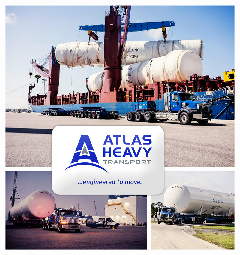 ATLAS HEAVY Transports Five 396,832-lb Tanks from Asia to Florida
