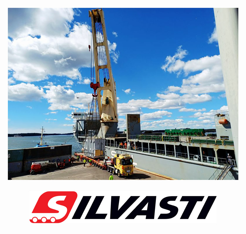 Silvasti Delivers Two 200-Ton Transformers From Asia to Finland