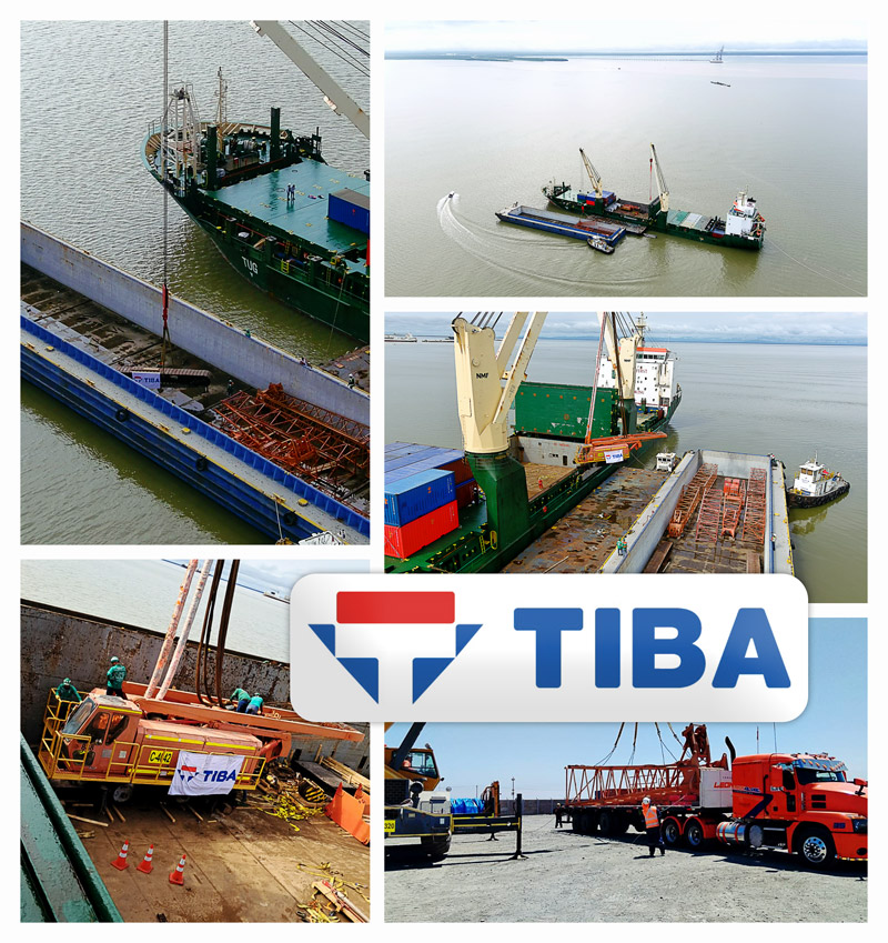 TIBA Moves 250-Ton Manitowoc Crane in 29 Parts From Chile to Colombia
