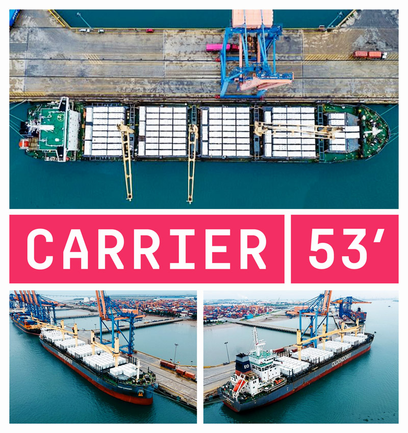 CARRIER53 Ships Full Deckload of BESS Units From Vietnam to Europe