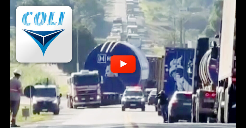 COLI Group Transports Yankee Dryer Cylinder 480 km to Port of Paranaguá