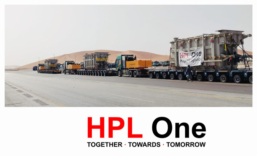 HPL One Transporting Transformers from Duqm Port to UAE via Oman and KSA