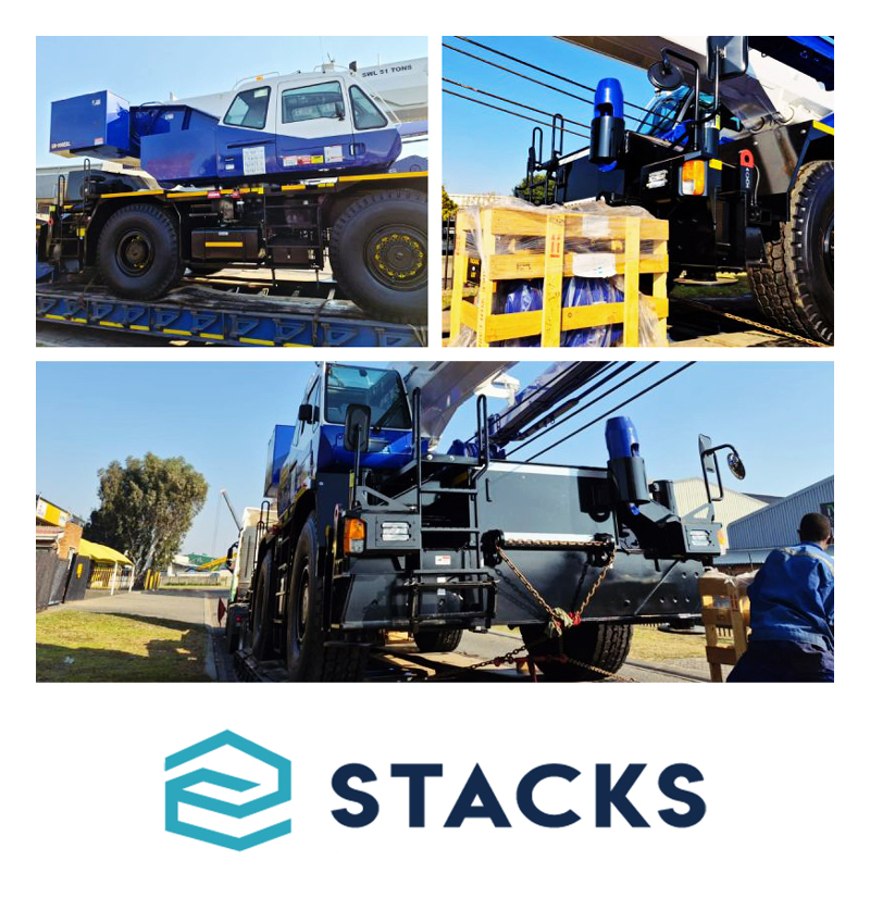 STACKS Africa Transports Crane Across Borders by Road