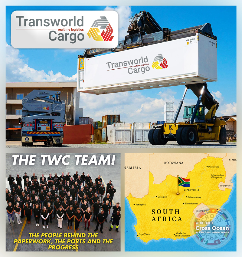 New Member Representing South Africa – Transworld Cargo